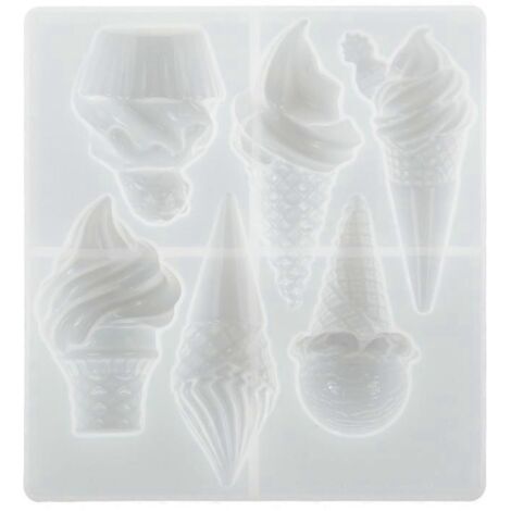 Moules en silicone pour résine, décorations en résine à faire soi-même, moules pour loisirs créatifs, moules en forme de glace (1/5)