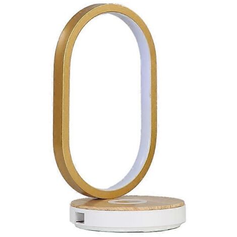 Lampe de bureau LED avec chargeur sans fil, commande sensible et veilleuse de bureau respectueuse des yeux (1/5)