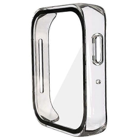 Protection d'écran rigide pour Apple Watch SE - Film trempé + Coque intégrale antichoc (1/5)