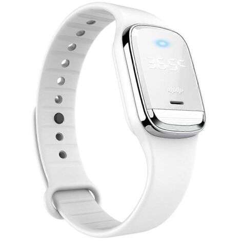 Bracelet anti-moustiques avec thermomètre et horloge LED intelligente pour l'extérieur (1/5)