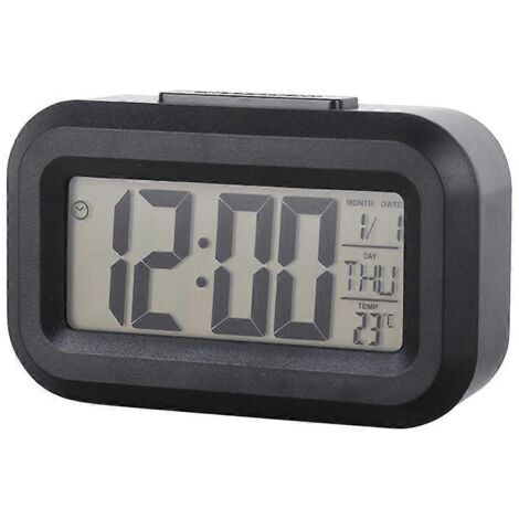 Horloges de table, réveil numérique, rétroéclairage, fonction snooze, silencieux, horloge de bureau, horloges LED (1/5)