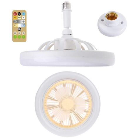Ventilateur de plafond 30 W AC 86 V-265 V avec réglage de la luminosité, de la couleur et de l'angle (1/5)