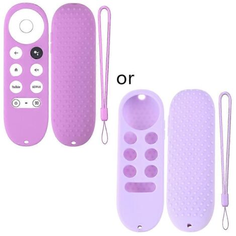 Housse de protection en silicone résistant à l'usure pour télécommande vocale Google TV 2020 (1/5)