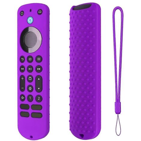 Coque pour télécommande vocale Alexa, antidérapante, souple, antichoc et résistante aux chocs. (1/5)
