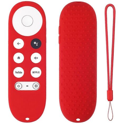 Housse de protection en silicone résistant à l'usure pour télécommande vocale Google TV 2020 (1/5)