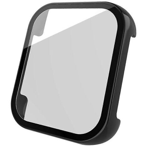 Coque de protection d'écran anti-rayures pour Apple Watch Series 2 42/46 mm - Boîtier monobloc - Noir (1/5)