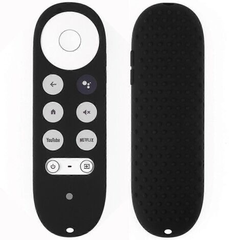 Housse de protection en silice antichoc et résistante aux chutes pour télécommande vocale Google TV 2020 (1/5)