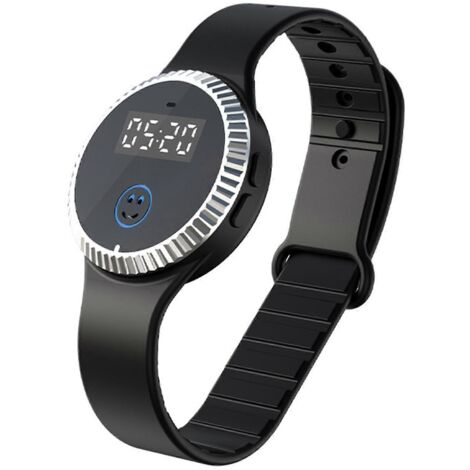 Bracelet-montre à ultrasons anti-moustiques (1/5)