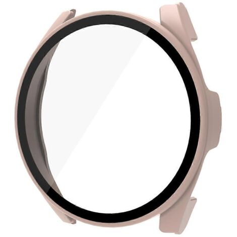 Coque de protection d'écran en verre trempé pour Apple Watch S2 (42 mm) - Rose (1/5)