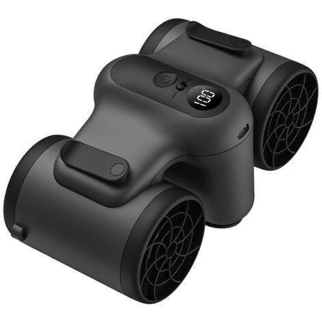 Ventilateur portable à pince pour les travailleurs en extérieur, avec fixation à la taille (1/5)