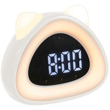 Réveil lumineux pour enfants « L'heure du réveil » - Aide au sommeil - Lumière d'éveil (1/5)