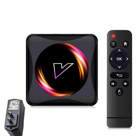 Décodeur réseau 4K haute définition double bande 4G+64G avec puce Z5 RK3318 - 2 Go de RAM et 16 Go de stockage - Version américaine (1/5)
