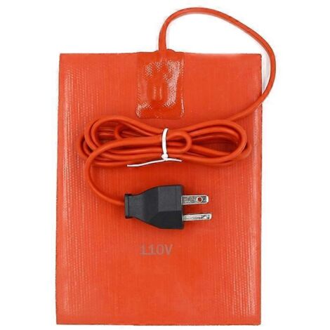 Tapis chauffant en silicone pour moteur de voiture, bac chauffant pour réservoir d'huile de camion, 15 x 20 cm - États-Unis (1/5)