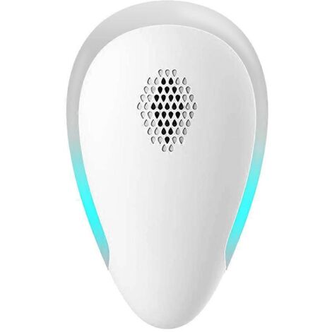 Répulsif anti-insectes à ultrasons électronique à brancher - Royaume-Uni - Blanc (1/5)