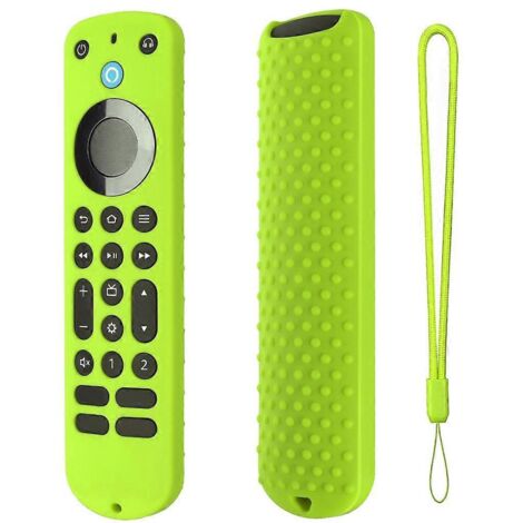 Coque pour télécommande vocale Alexa, antidérapante, souple, antichoc et résistante aux chocs. (1/5)