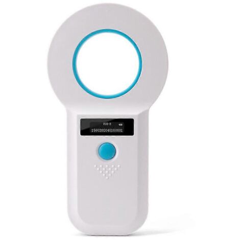 Lecteur de puces pour médailles d'identification animale, lecteur portable avec écran OLED, identification animale (1/5)