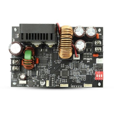 Convertisseur abaisseur CC-CC XY6020L, module d'alimentation, sortie 0-60 V 20 A, plaque de base 6020L. (1/5)