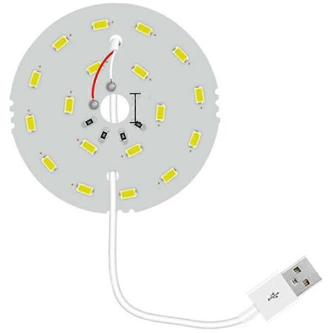 Tableau lumineux LED USB à lumière blanche froide pour la lecture nocturne et le camping - Sans interrupteur (1/5)