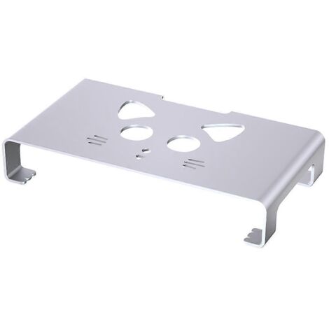 Support pour écran d'ordinateur, rehausseur, support pour écran, étagère en alliage d'aluminium (1/5)
