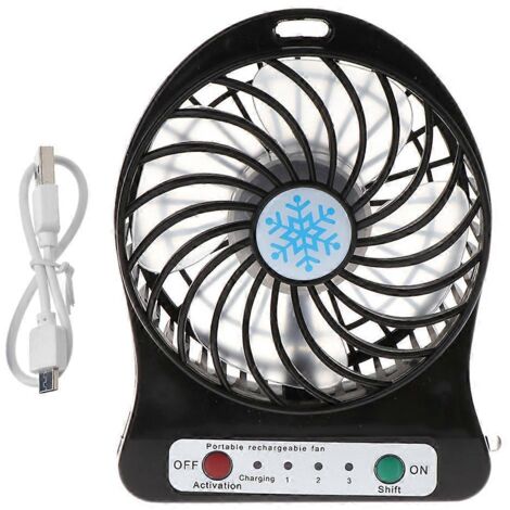 Mini ventilateur de table USB portable et silencieux (1/5)