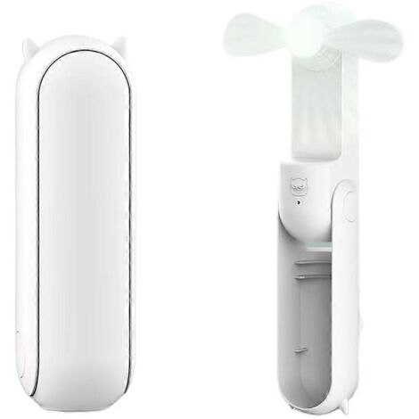 Mini ventilateur rechargeable avec batterie externe et ventilateur de bureau USB (1/5)