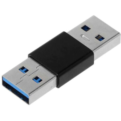 Mini adaptateur léger, durable et stable, rallonge USB 3.0 mâle-mâle (1/5)