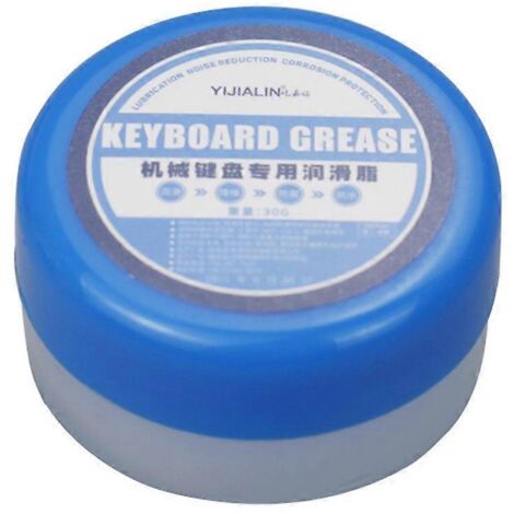 Graisse stabilisatrice pour interrupteurs, stabilisatrice, blanche translucide, pour clavier mécanique - 30 g (1/5)
