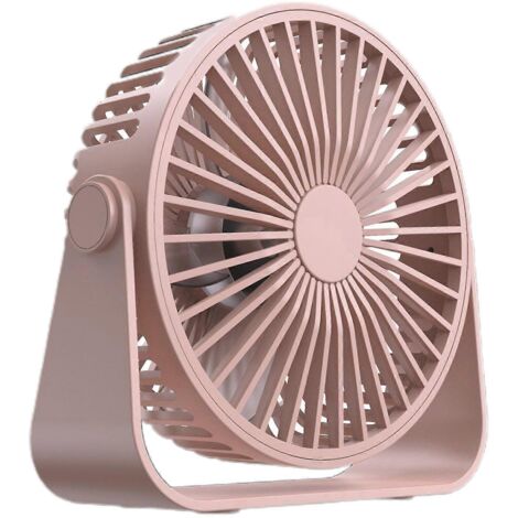 Mini ventilateur portable de bureau alimenté par USB, idéal pour la maison et l'extérieur. (1/5)