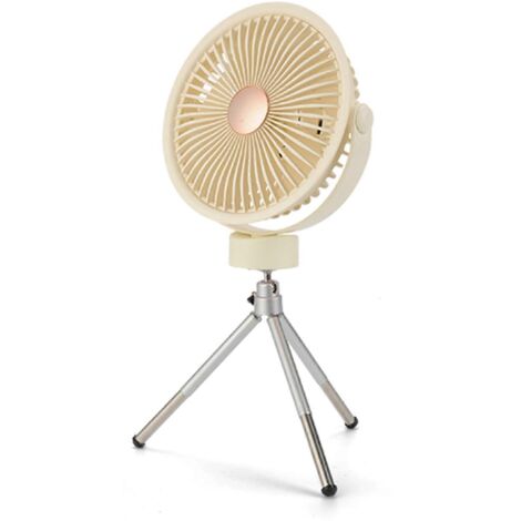 Ventilateur sur pied portable de 2,25 m (7,4 pi), ventilateur de plafond pour le camping, ventilateur de plafond pour l'été et la plage (1/5)