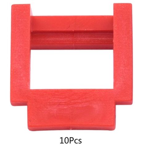 Support de carte graphique PCI-E x1 avec boucle de fixation (4 couleurs - Lot de 10 - Rouge) (1/5)