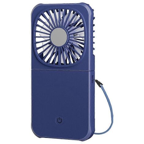 Mini ventilateur électronique portable 1800 mAh avec support pour téléphone et alimentation USB (1/5)
