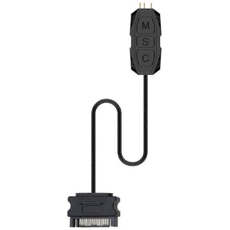 Contrôleur de bande lumineuse ARGB RGB pour PC 5V/12V (alimentation SATA/Molex) (1/5)