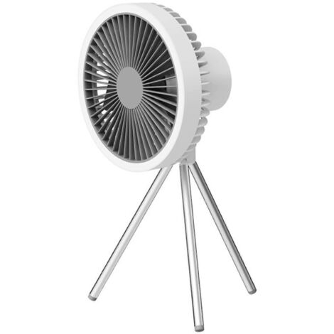 Ventilateur trépied portable de bureau, silencieux, 3 vitesses, support de table trépied (1/5)