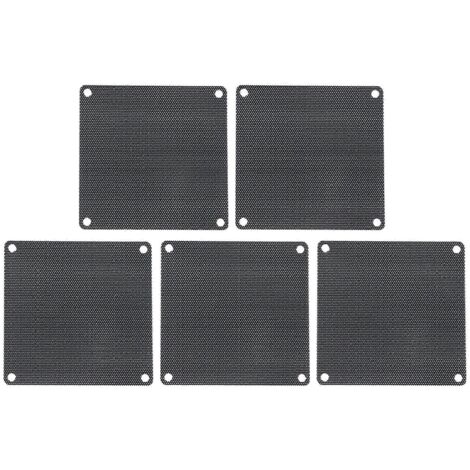 Lot de 5 filtres à poussière pour ventilateur de refroidissement d'ordinateur PC, cadre de ventilateur, maille anti-poussière 12/14/9/8/7 cm - 9 x 9 cm (1/5)