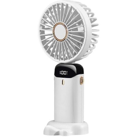 Mini ventilateur de bureau portable rechargeable par USB (1/5)