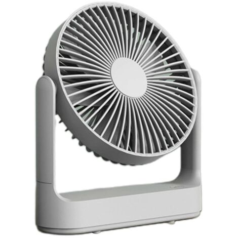 Ventilateur de bureau USB, mini refroidisseur d'air, 4 vitesses, angle réglable pour bureau et maison (1/5)