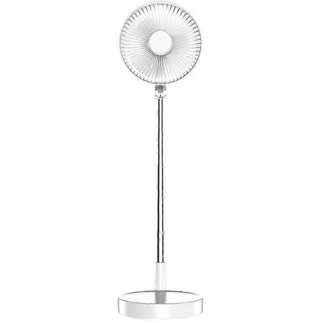 Ventilateur pliable de 7,8 pouces, batterie de 6000 mAh, contrôle par application, minuterie, ventilateur oscillant télescopique à 4 vitesses (1/5)