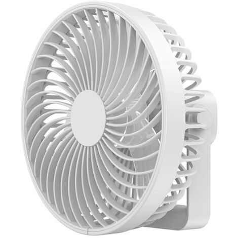 Ventilateur de plafond à minuterie 4 vitesses, 2000 mAh, rechargeable, pour tente et camping (1/5)