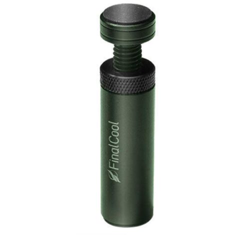 Support magnétique pour carte graphique, antidérapant et réglable, en aluminium, 8,5 cm, vert foncé et noir. (1/5)