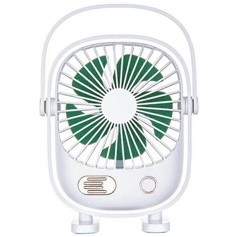 Ventilateur de table personnel, mini, rechargeable par USB, durable, avec 3 vitesses (1/5)