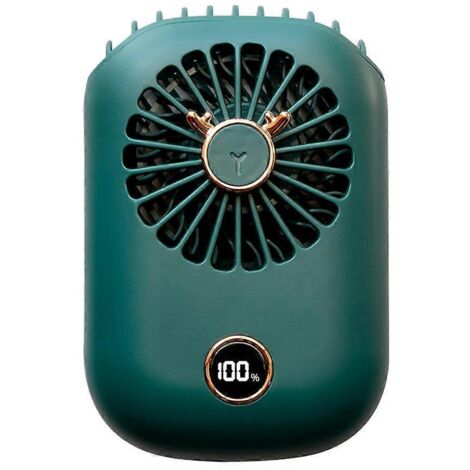 Mini ventilateur personnel portable pour le cou, idéal pour les filles, les femmes, les enfants et les voyages. (1/5)