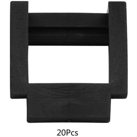 Support de carte graphique PCI-E x1 avec boucle de fixation (4 couleurs) - Lot de 20 - Noir (1/5)