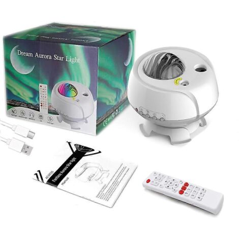 Lampe projecteur d'étoiles pour chambre à coucher, veilleuse LED, lampe projecteur de lune étoilée, décoration (1/5)