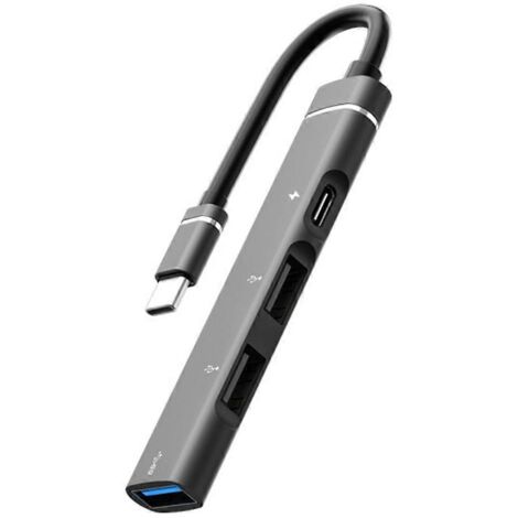 Adaptateur hub USB-C vers USB 2.0/USB 3.0 OTG pour téléphones, tablettes et ordinateurs portables (1/5)