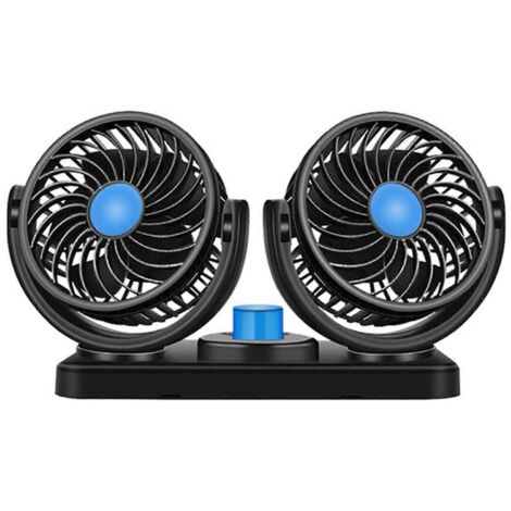 Ventilateurs de tête doubles, silencieux et compacts, réglables à 360° et à port USB, pour un refroidissement automatique optimal. (1/5)