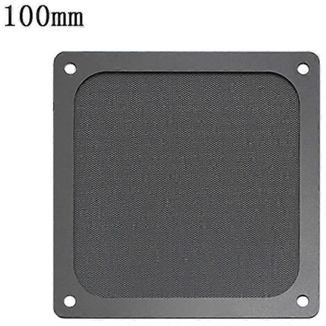 Filtre à poussière magnétique, grille de protection anti-poussière pour ventilateur avec trou pour PC - 100 mm x 100 mm (1/5)