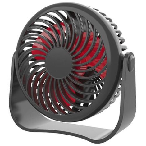 Ventilateur portable à 3 vitesses réglables, mini ventilateur de camping pour la maison et le bureau (1/5)