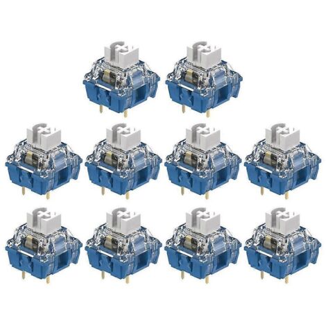 10 interrupteurs TTC 3 broches pour clavier mécanique, interrupteur linéaire, 100 millions de clics - 1 (1/5)