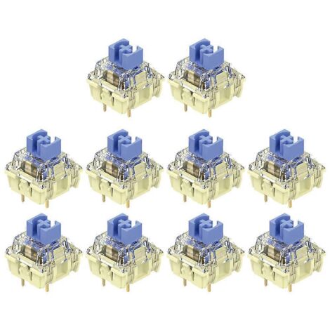 10 interrupteurs TTC 3 broches pour clavier mécanique, interrupteur linéaire, 100 millions de clics - 4 (1/5)