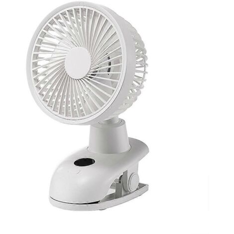 Ventilateur de bureau à pince à 4 vitesses, oscillant à 90° et réglable, idéal pour la maison (1/5)